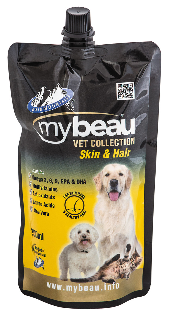 Mybeau Skin Care and a Healthy Coat in Cats & Dogs 300ml Pouch image 0